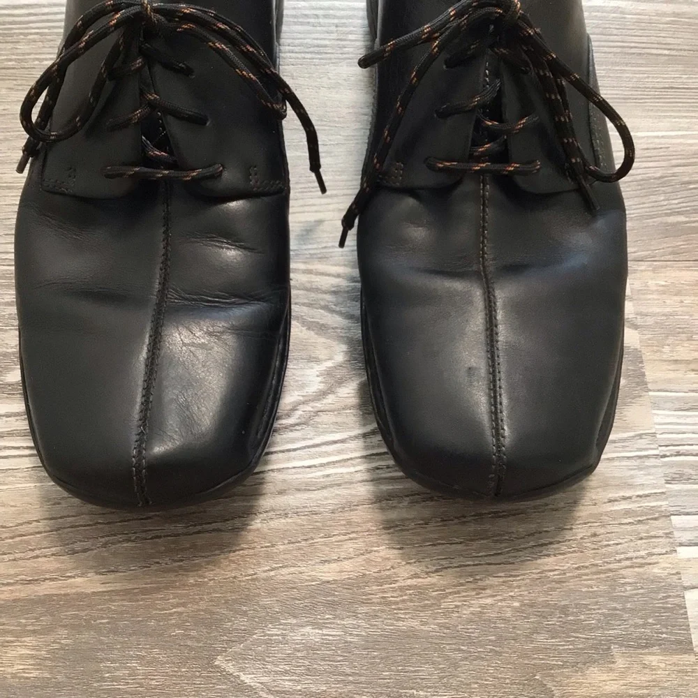 Cole Haan Black Zeno Oxford Lace Up Casual Shoe 10